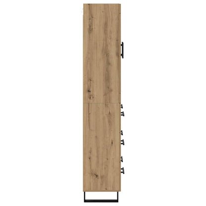 Highboard 2 pcs Artisan Oak 69.5 x 34 x 180 cm Engineered Wood