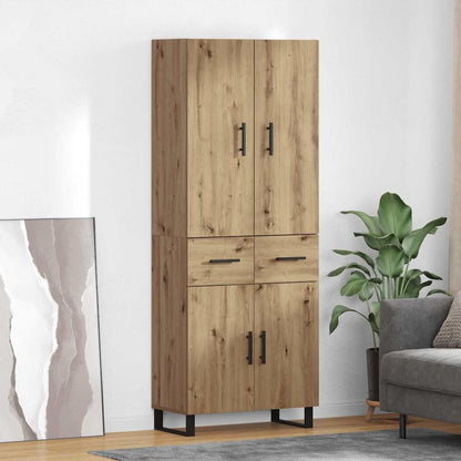 Highboard 2 pcs Artisan Oak 69.5 x 34 x 180 cm