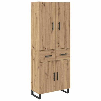 Highboard 2 pcs Artisan Oak 69.5 x 34 x 180 cm