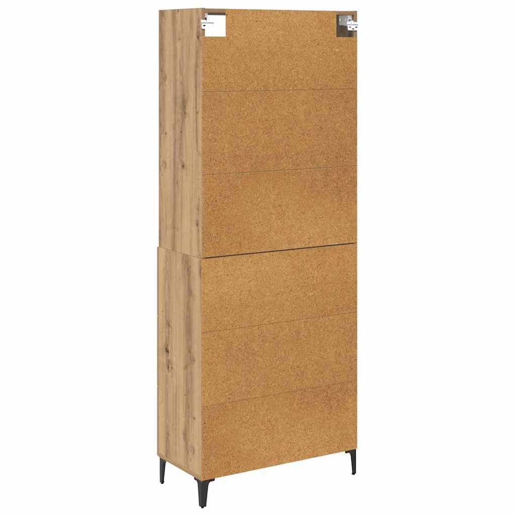 Highboard Artisan Oak 69.5 x 34 x 180 cm Engineered Wood