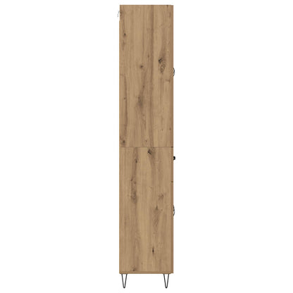 Highboard 2 pcs Artisan Oak 69.5 x 34 x 180 cm Engineered Wood