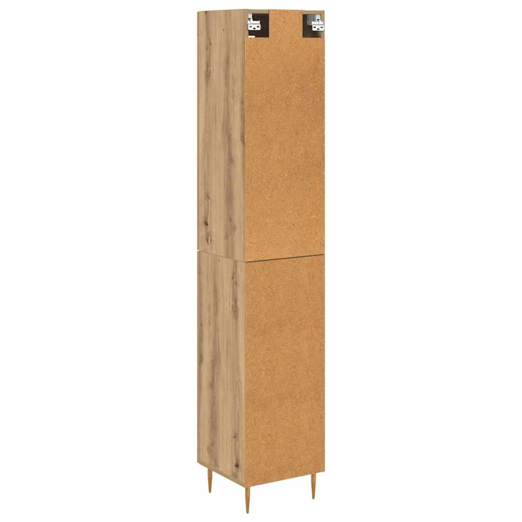 Highboard 2 pcs Artisan Oak 34.5 x 34 x 180 cm Engineered Wood