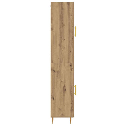 Highboard 2 pcs Artisan Oak 34.5 x 34 x 180 cm Engineered Wood