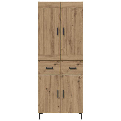 Highboard 2 pcs Artisan Oak 69.5 x 34 x 180 cm Engineered Wood