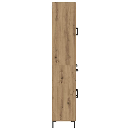 Highboard 2 pcs Artisan Oak 69.5 x 34 x 180 cm Engineered Wood
