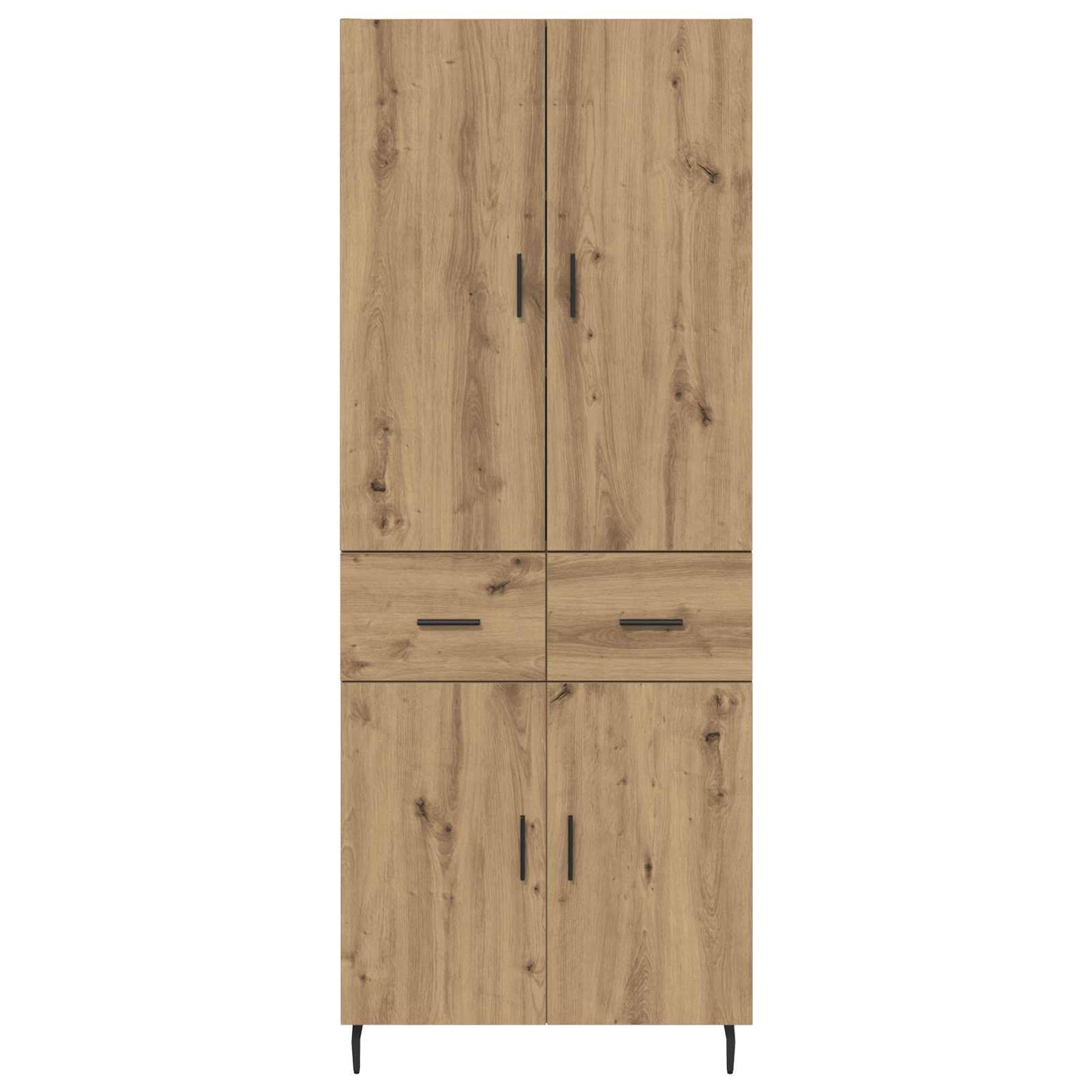 Highboard 2 pcs Artisan Oak 69.5 x 34 x 180 cm Engineered Wood