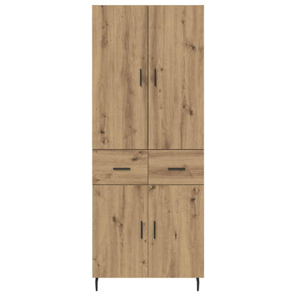 Highboard 2 pcs Artisan Oak 69.5 x 34 x 180 cm Engineered Wood