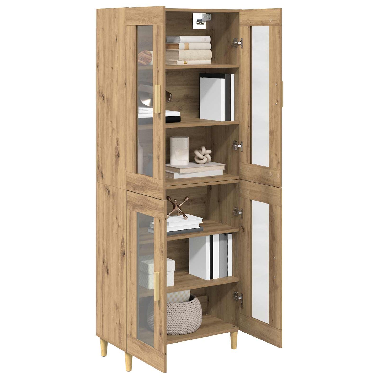 Highboard Artisan Oak 69.5 x 34 x 180 cm Engineered Wood