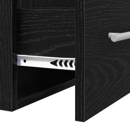 Bathroom Sink Cabinet with Drawer Black Oak 41 x 38.5 x 48 cm