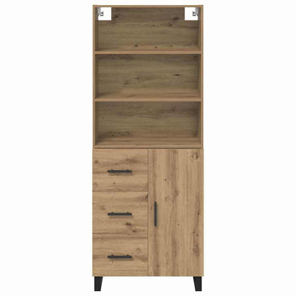 Highboard 2 pcs Artisan Oak 69.5 x 34 x 180 cm Engineered Wood