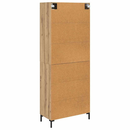 Highboard 2 pcs Artisan Oak 69.5 x 34 x 180 cm Engineered Wood