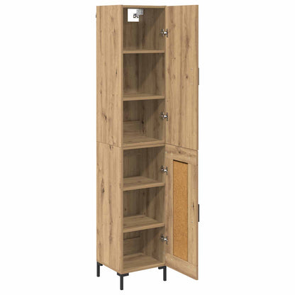 Highboard Artisan Oak 34.5 x 34 x 180 cm Engineered Wood
