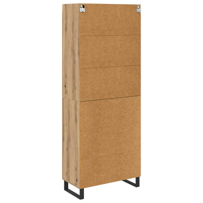 Highboard 2 pcs Artisan Oak 69.5 x 34 x 180 cm Engineered Wood