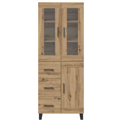 Highboard 2 pcs Artisan Oak 69.5 x 34 x 180 cm Engineered Wood