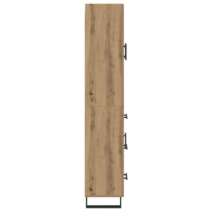 Highboard 2 pcs Artisan Oak 69.5 x 34 x 180 cm Engineered Wood