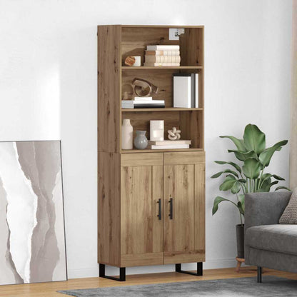 Highboard 2 pcs Artisan Oak 69.5 x 34 x 180 cm