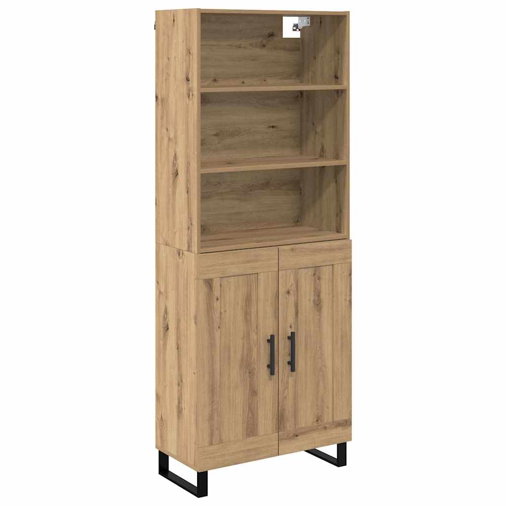 Highboard 2 pcs Artisan Oak 69.5 x 34 x 180 cm