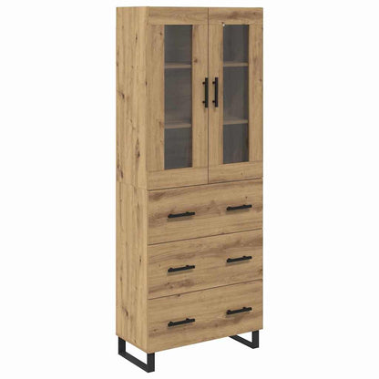 Highboard 2 pcs Artisan Oak 69.5 x 34 x 180 cm Engineered Wood