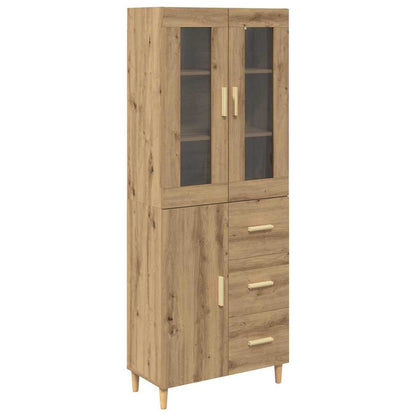 Highboard Artisan Oak 34.5 x 34 x 180 cm Engineered Wood