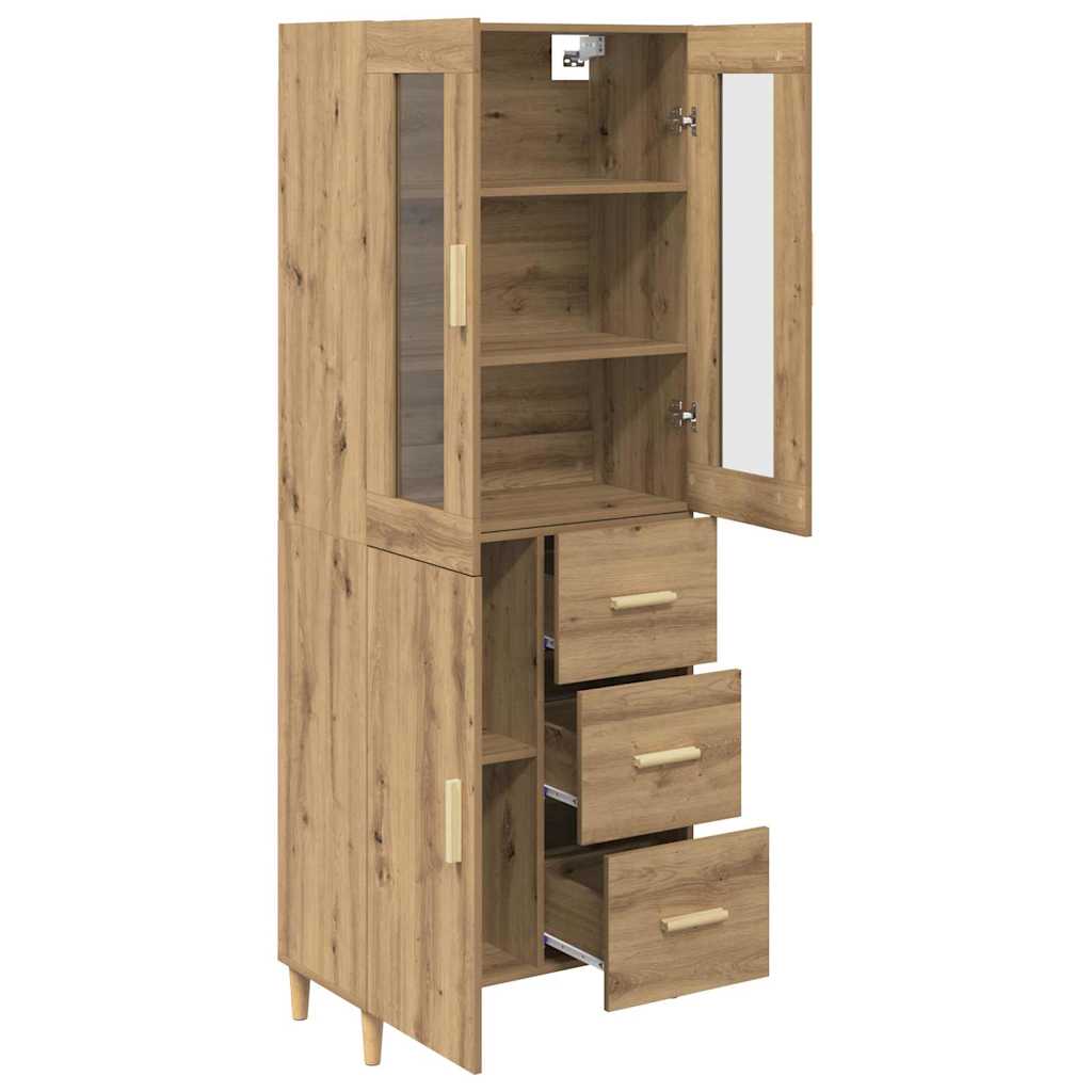 Highboard Artisan Oak 34.5 x 34 x 180 cm Engineered Wood