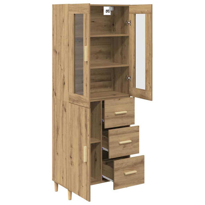 Highboard Artisan Oak 34.5 x 34 x 180 cm Engineered Wood