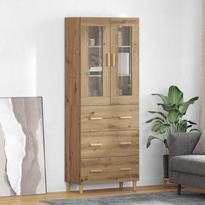 Highboard Artisan Oak 69.5 x 34 x 180 cm