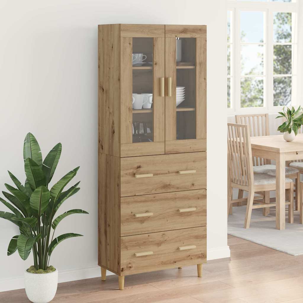 Highboard Artisan Oak 69.5 x 34 x 180 cm
