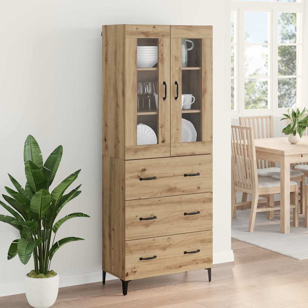 Highboard Artisan Oak 69.5 x 34 x 180 cm Engineered Wood