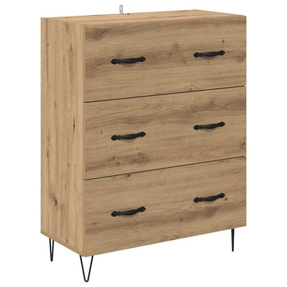 Highboard 2 pcs Artisan Oak 69.5 x 34 x 180 cm Engineered Wood