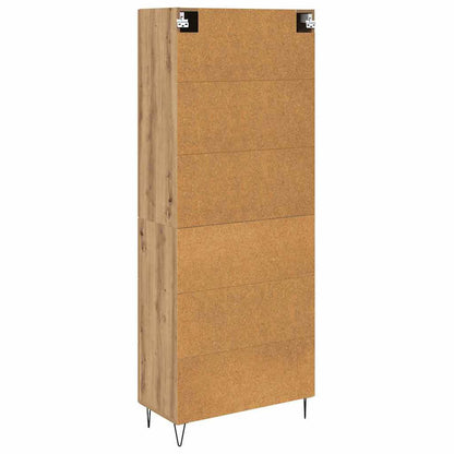 Highboard 2 pcs Artisan Oak 69.5 x 34 x 180 cm Engineered Wood