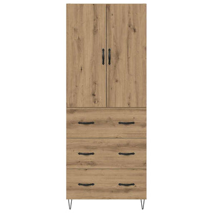 Highboard 2 pcs Artisan Oak 69.5 x 34 x 180 cm Engineered Wood