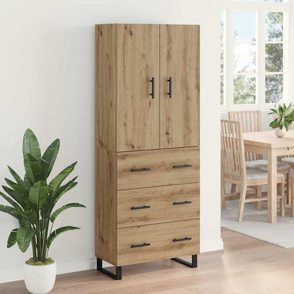 Highboard 2 pcs Artisan Oak 69.5 x 34 x 180 cm