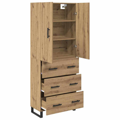 Highboard 2 pcs Artisan Oak 69.5 x 34 x 180 cm