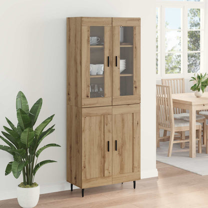 Highboard 2 pcs Artisan Oak 69.5 x 34 x 180 cm Engineered Wood