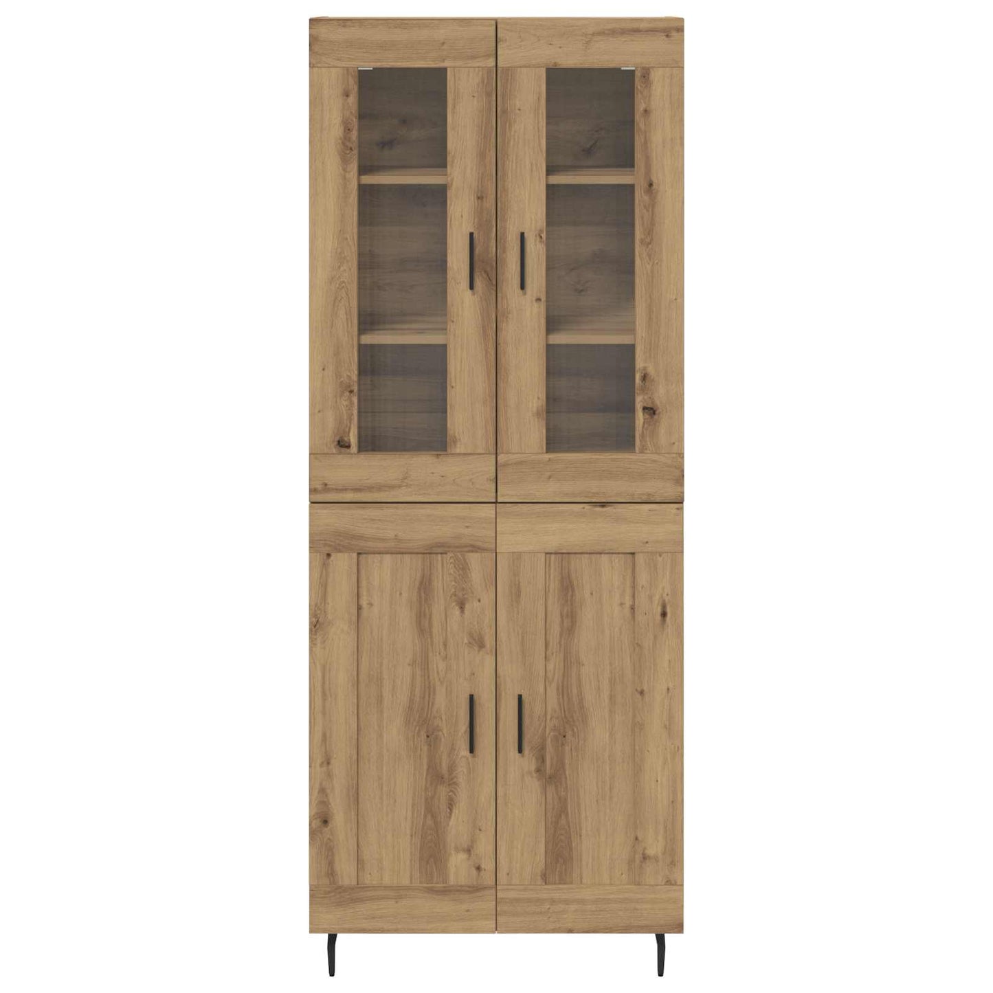 Highboard 2 pcs Artisan Oak 69.5 x 34 x 180 cm Engineered Wood