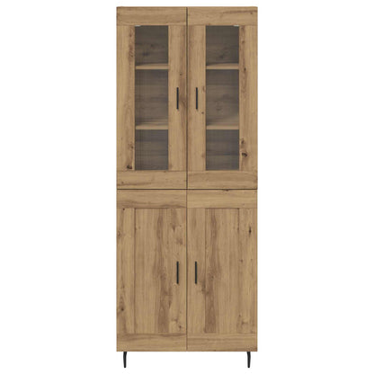Highboard 2 pcs Artisan Oak 69.5 x 34 x 180 cm Engineered Wood