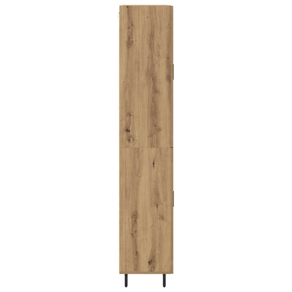 Highboard 2 pcs Artisan Oak 69.5 x 34 x 180 cm Engineered Wood
