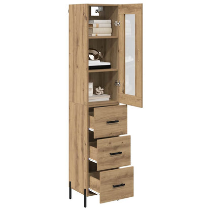 Highboard Artisan Oak 34.5 x 34 x 180 cm Engineered Wood