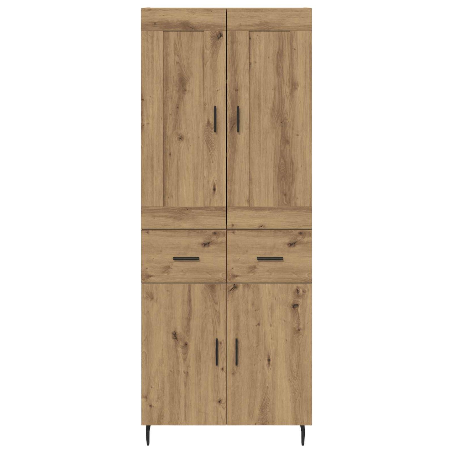 Highboard 2 pcs Artisan Oak 69.5 x 34 x 180 cm Engineered Wood