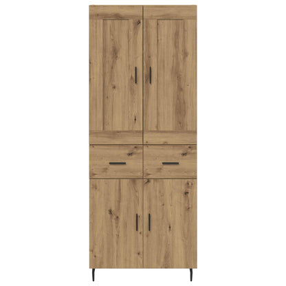 Highboard 2 pcs Artisan Oak 69.5 x 34 x 180 cm Engineered Wood