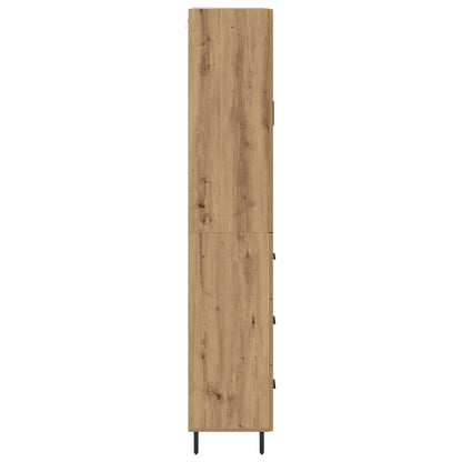 Highboard 2 pcs Artisan Oak 69.5 x 34 x 180 cm Engineered Wood