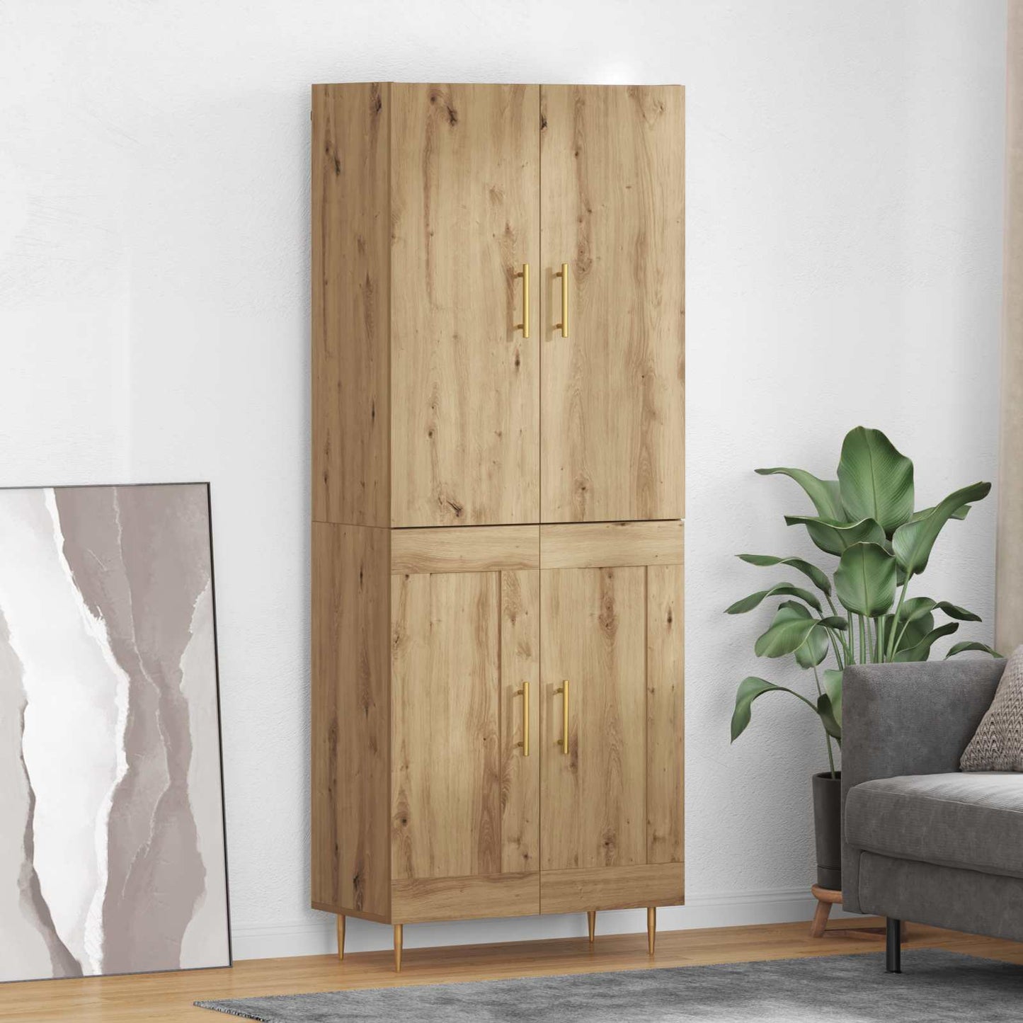 Highboard Artisan Oak 69.5 x 34 x 180 cm Engineered Wood