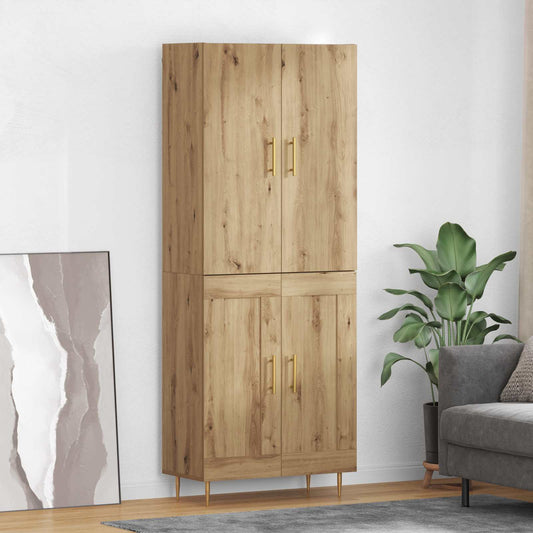 Highboard Artisan Oak 69.5 x 34 x 180 cm Engineered Wood