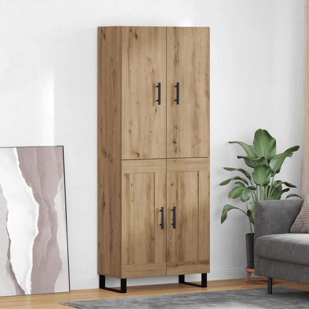 Highboard 2 pcs Artisan Oak 69.5 x 34 x 180 cm
