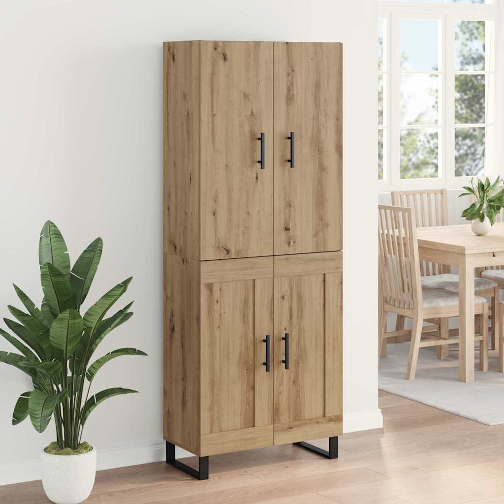 Highboard 2 pcs Artisan Oak 69.5 x 34 x 180 cm