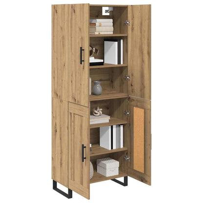 Highboard 2 pcs Artisan Oak 69.5 x 34 x 180 cm