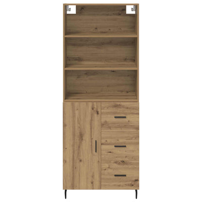 Highboard 2 pcs Artisan Oak 69.5 x 32.5 x 180 cm