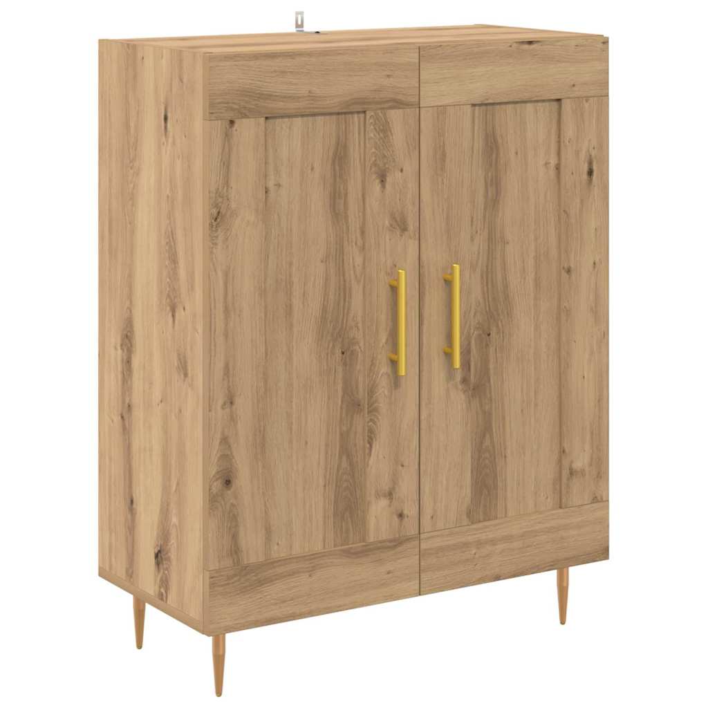 Highboard 2 pcs Artisan Oak 69.5 x 34 x 180 cm Engineered Wood