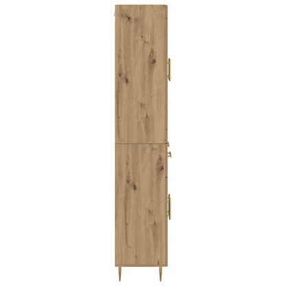 Highboard 2 pcs Artisan Oak 69.5 x 34 x 180 cm Engineered Wood