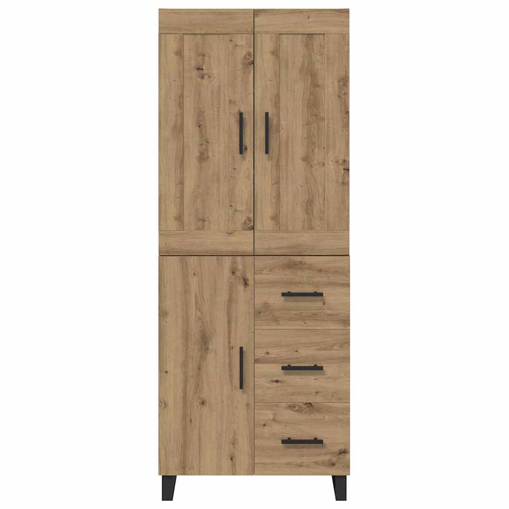 Highboard 2 pcs Artisan Oak 69.5 x 34 x 180 cm Engineered Wood